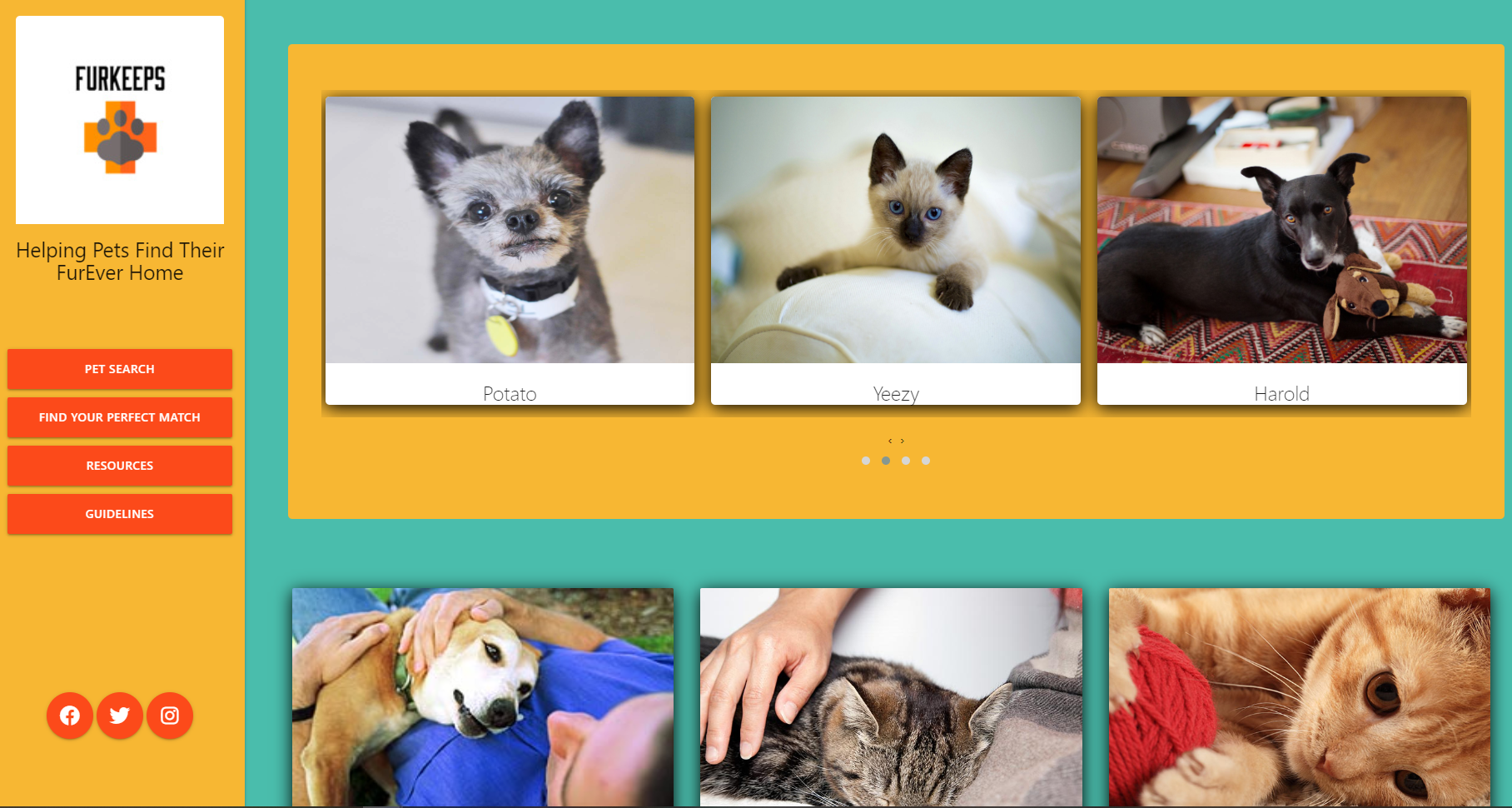 FurKeeps Homepage