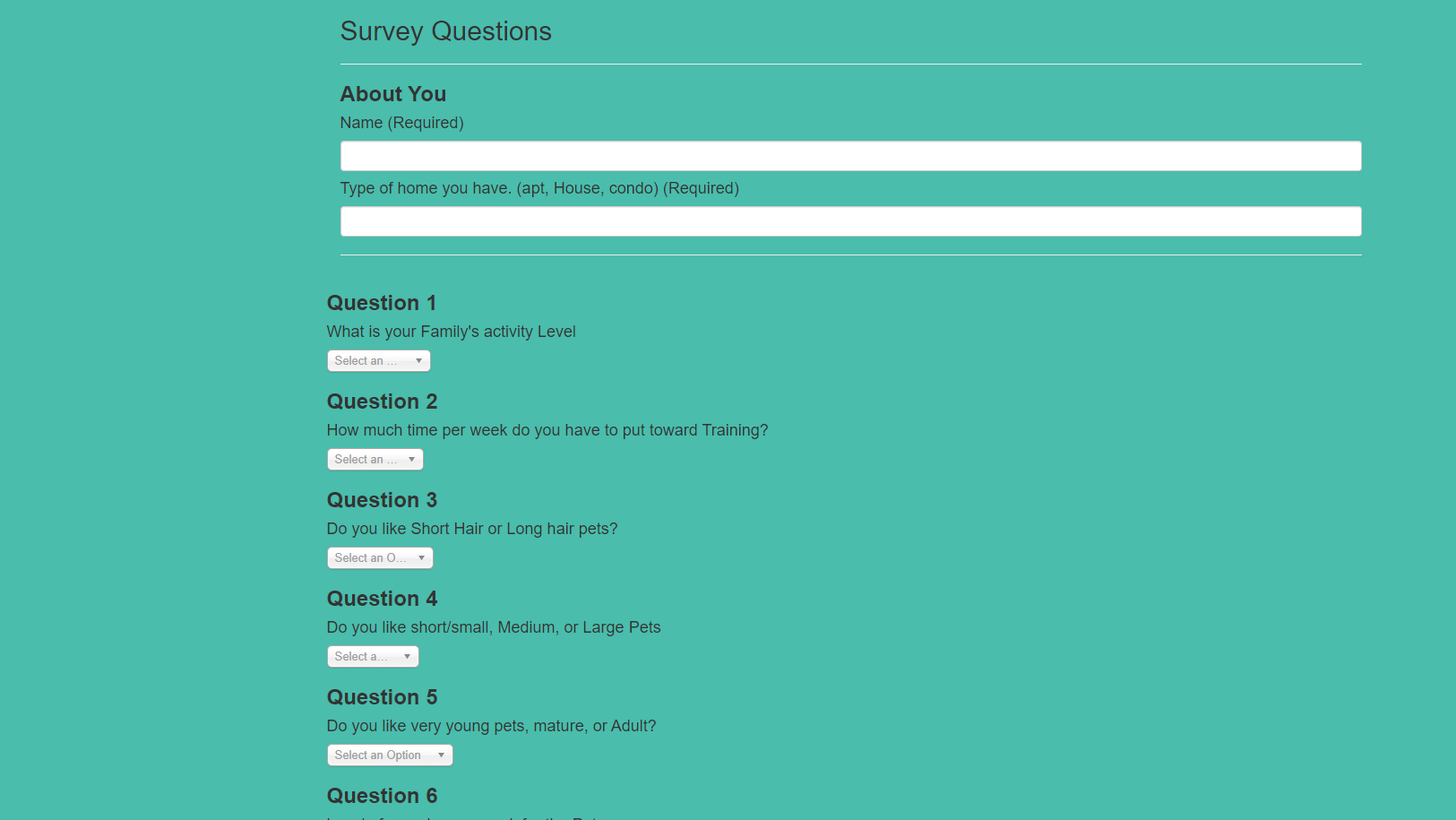 FurKeeps Survey